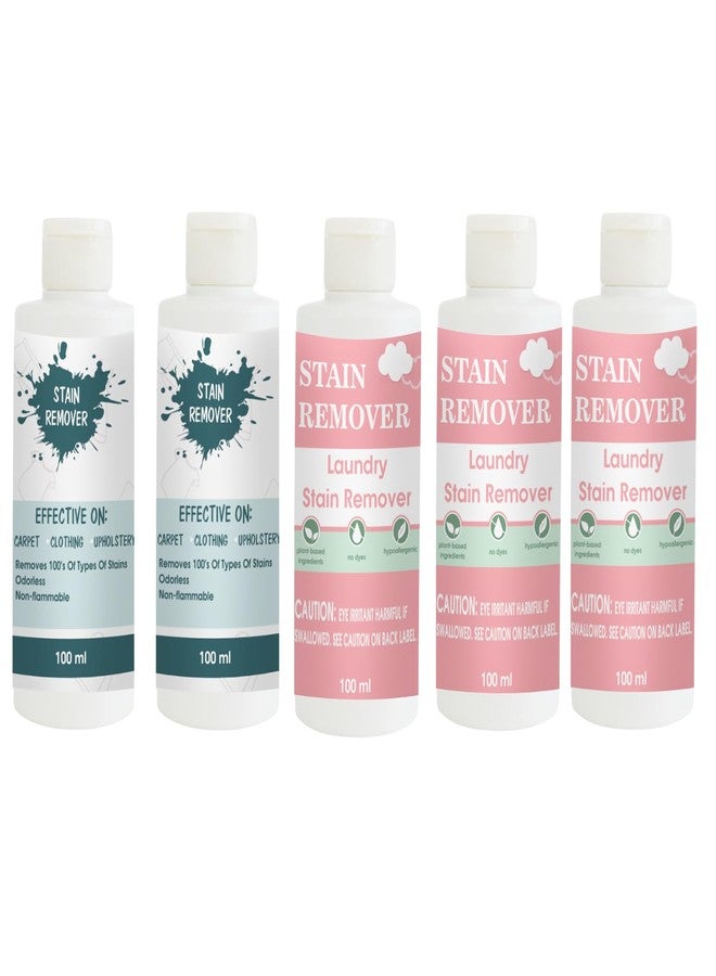 TOOVUS Stain Remover Combo Pack of Sky (Pack of 2), Pink (Pack of 2) and Pink Stain Remover | Multi-Surface Cleaning Solution for Clothes, Fabrics, Upholstery (100 g Each) - Image 1